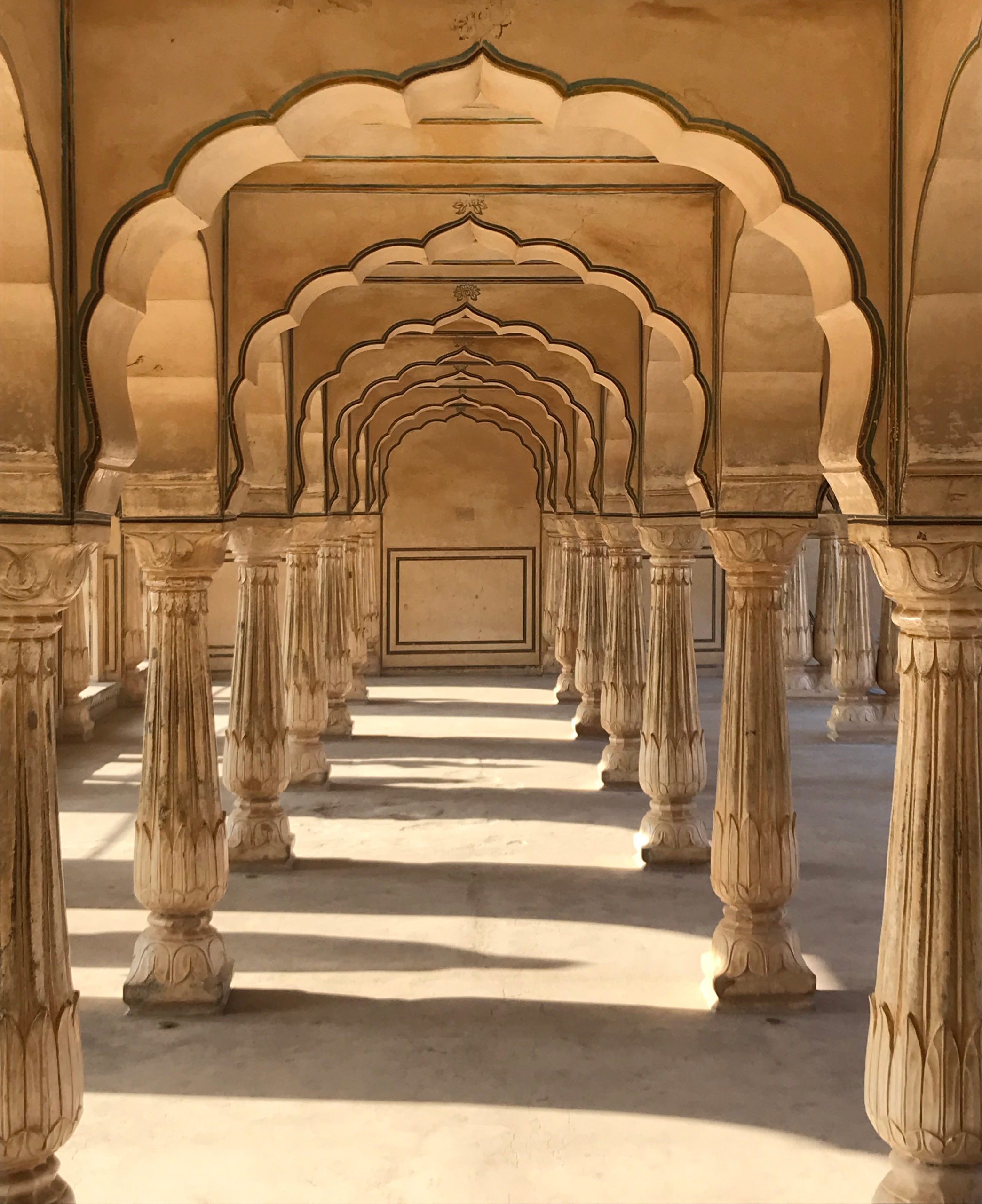 Bogen in einem indischen Tempel